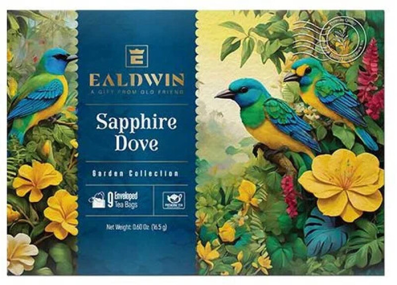 Darčekový čajový set Crisala Ealdwin Sapphire Dove 15g