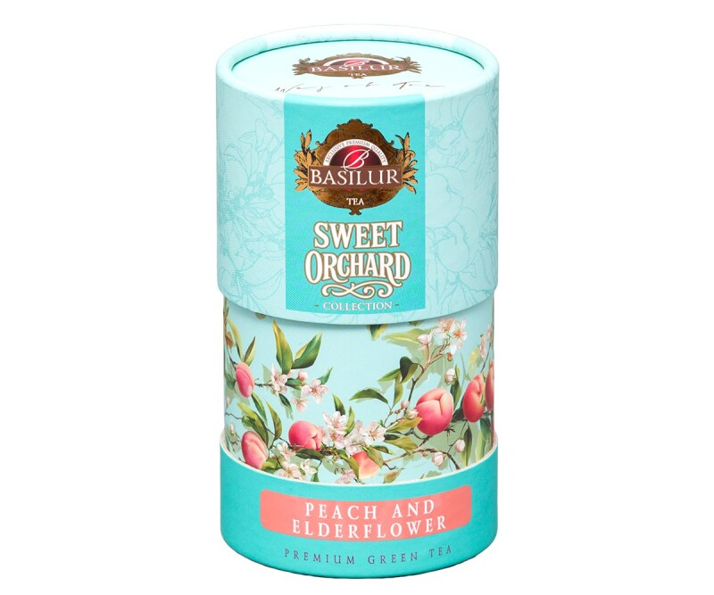 Orchard Basilur Sweet Orchard Peach & Elderflower čaj 75g