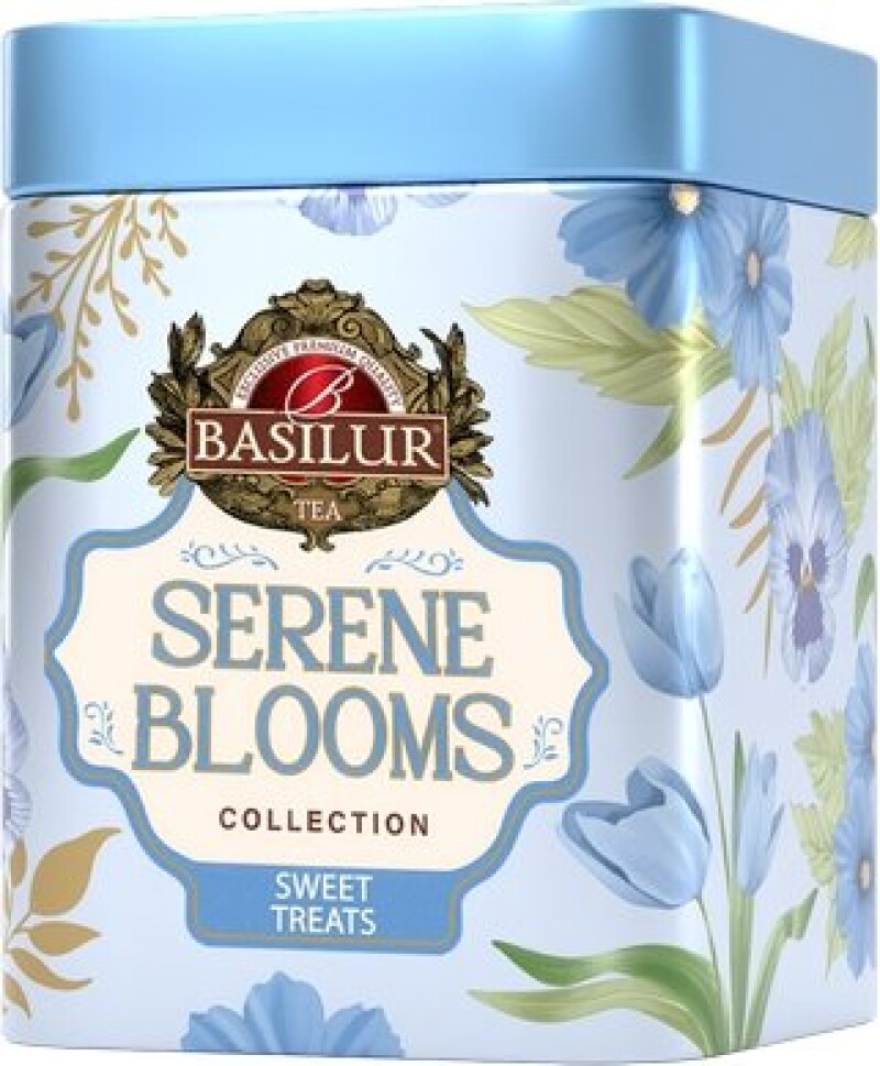 Bloms Basilur Serene Blooms Sweet Treats plech 75 g - Darčekový čaj