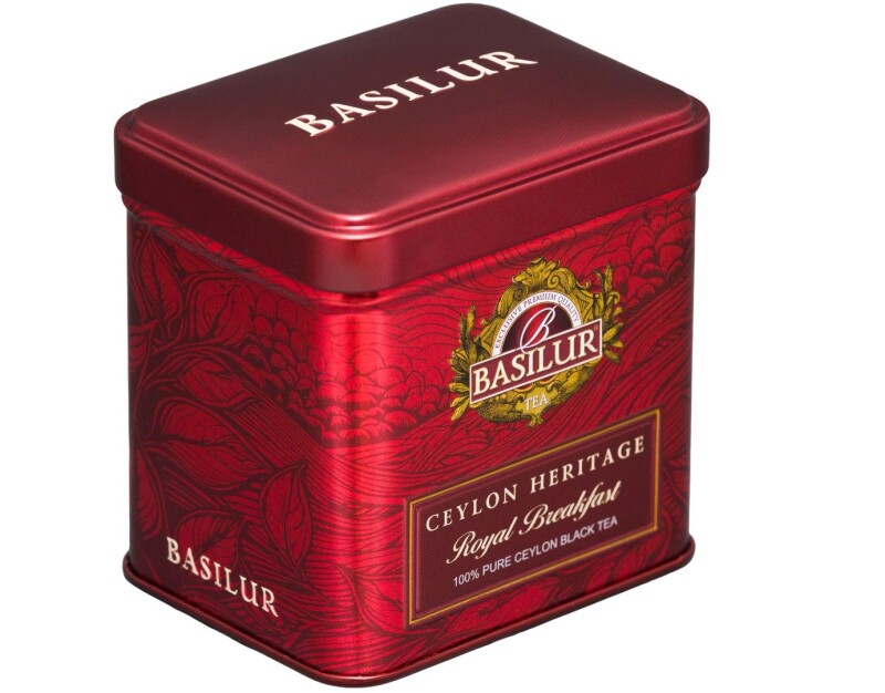 Ceylon Basilur Čierny čaj Basilur Ceylon Heritage Royal Breakfast v plechovke 50g