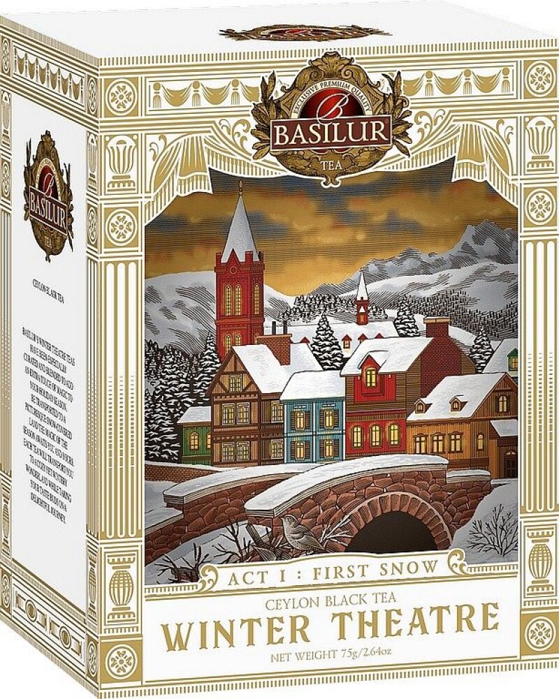Teathre Basilur Winter Theatre Act I: First Snow čierny čaj 75g
