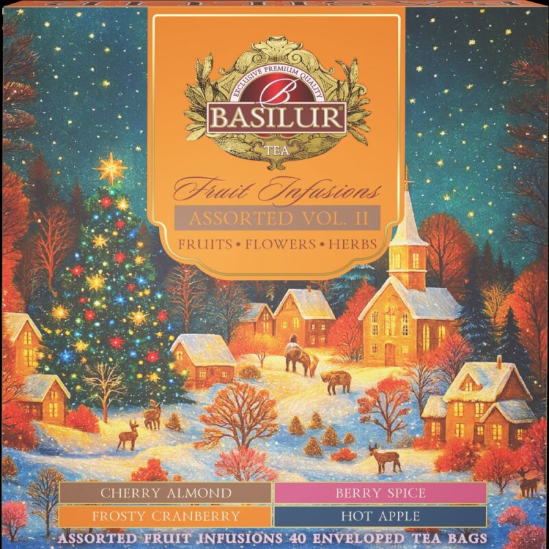 Merial Basilur Christmas Fruit Assorted Vol. II - balenie 40 gastro vrecúšok