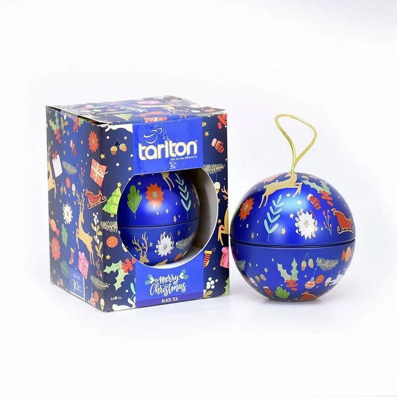 Bauble Vianočná guľa Tarlton Earl Grey plech 30 g