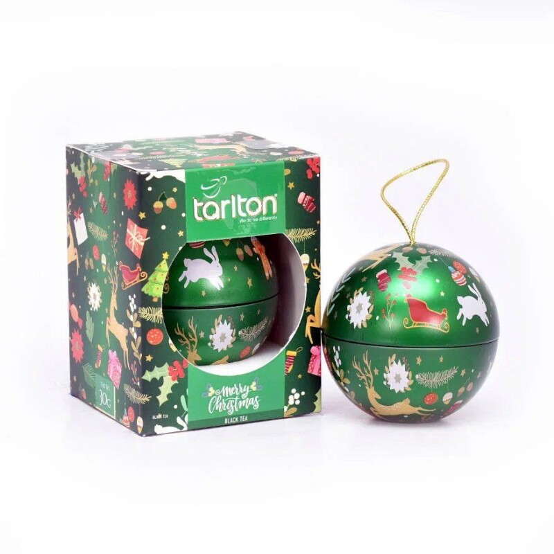 Vianočný plech s čajom Tarlton Bauble Soursop 30 g