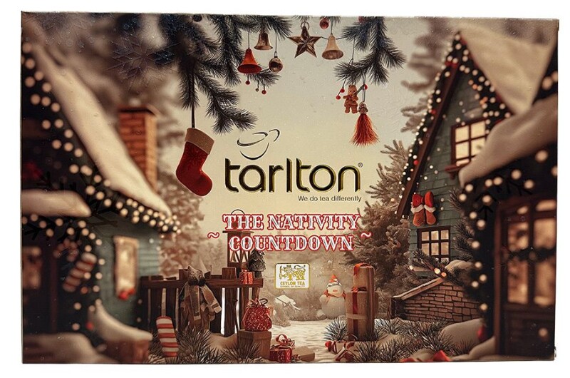 Adventný kalendár Tarlton The Nativity Countdown - 24 vrecúšok čaju