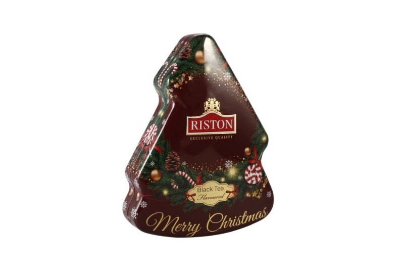Teri - Riston Merry Christmas Maroon plech 85 g sypaného čaju