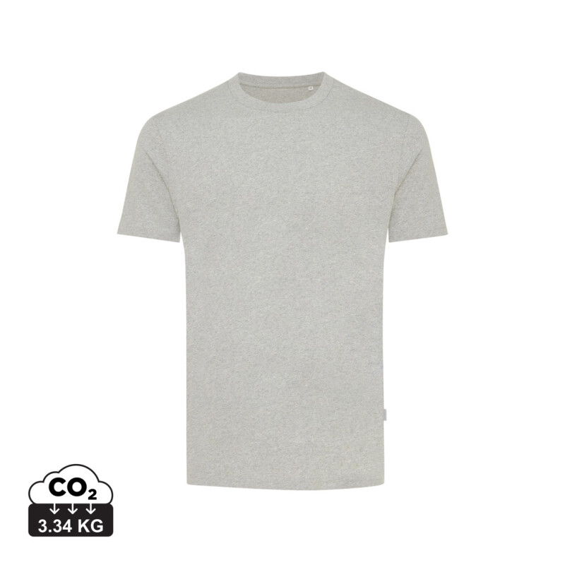 Nebarvené tričko z recyklované bavlny, šedá, 4XL
