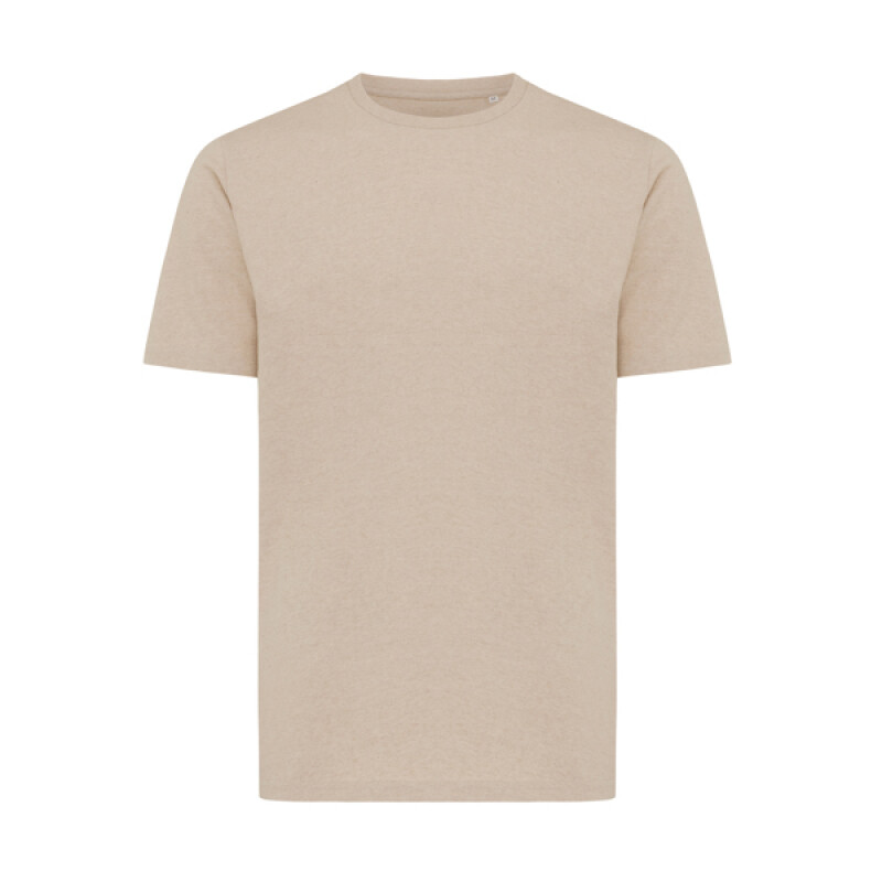 Unisex tričko Iqoniq Sierra z recyklované bavlny, světle hnědý melír, L