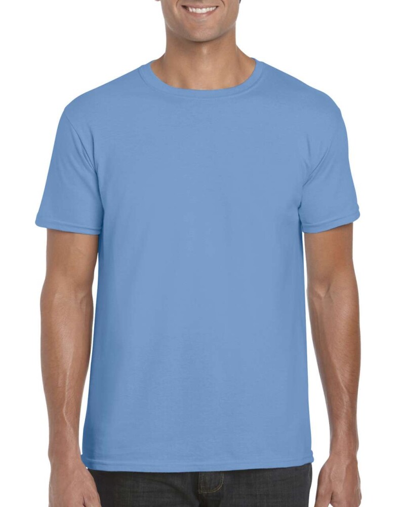 Triko GILDAN SOFTSTYLE ADULT T-SHIRT 153g, jemně modrá, M