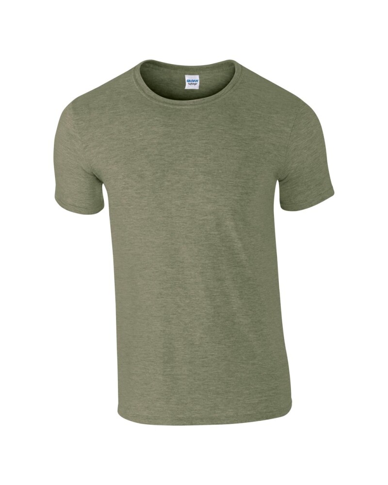 Triko GILDAN SOFTSTYLE ADULT T-SHIRT 153g, vojenská zelená světlá, XL