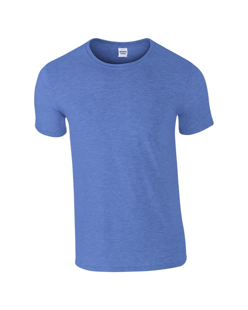 Triko GILDAN SOFTSTYLE ADULT T-SHIRT 153g, modrý melír, L