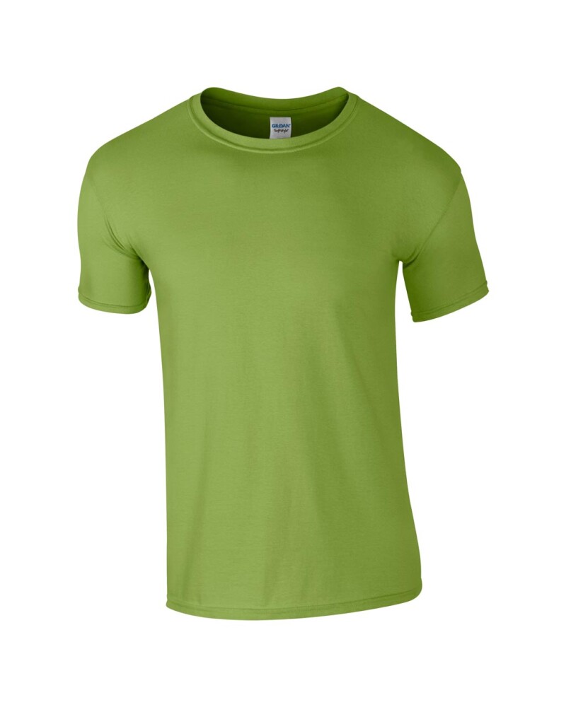 Triko GILDAN SOFTSTYLE ADULT T-SHIRT 153g, jasně zelená, L