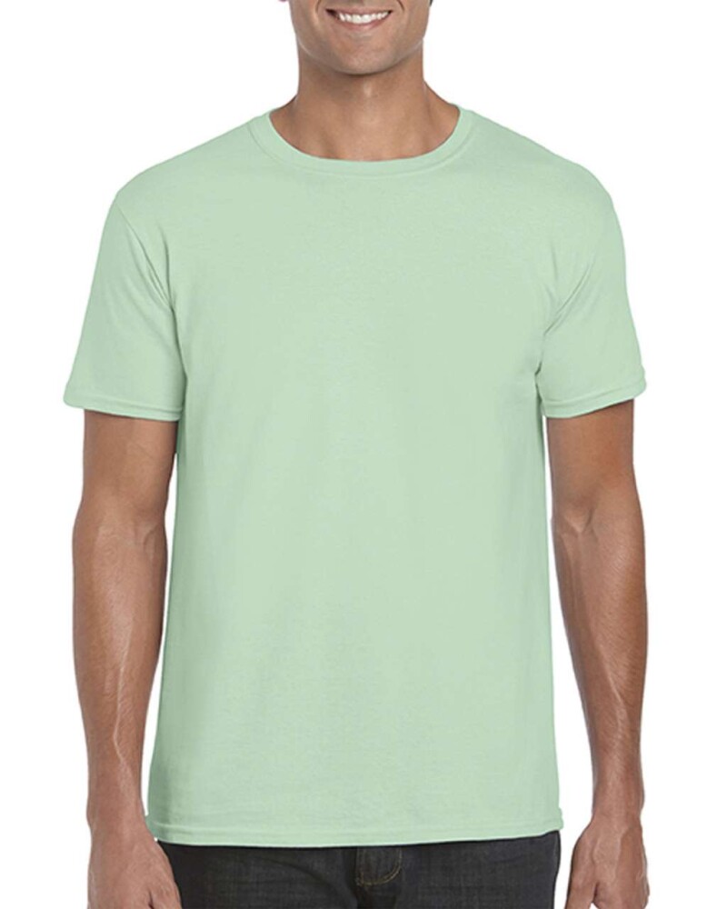 Triko GILDAN SOFTSTYLE ADULT T-SHIRT 153g, mátová, S