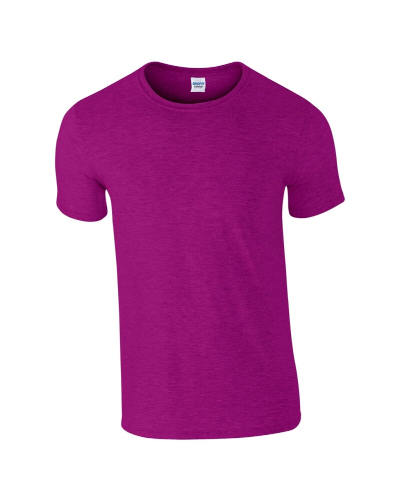 Triko GILDAN SOFTSTYLE ADULT T-SHIRT 153g, fialová, 2XL