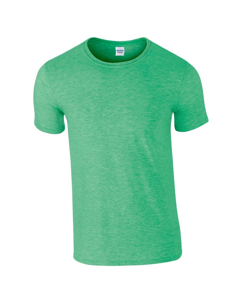 Triko GILDAN SOFTSTYLE ADULT T-SHIRT 153g, jemně zelená, M