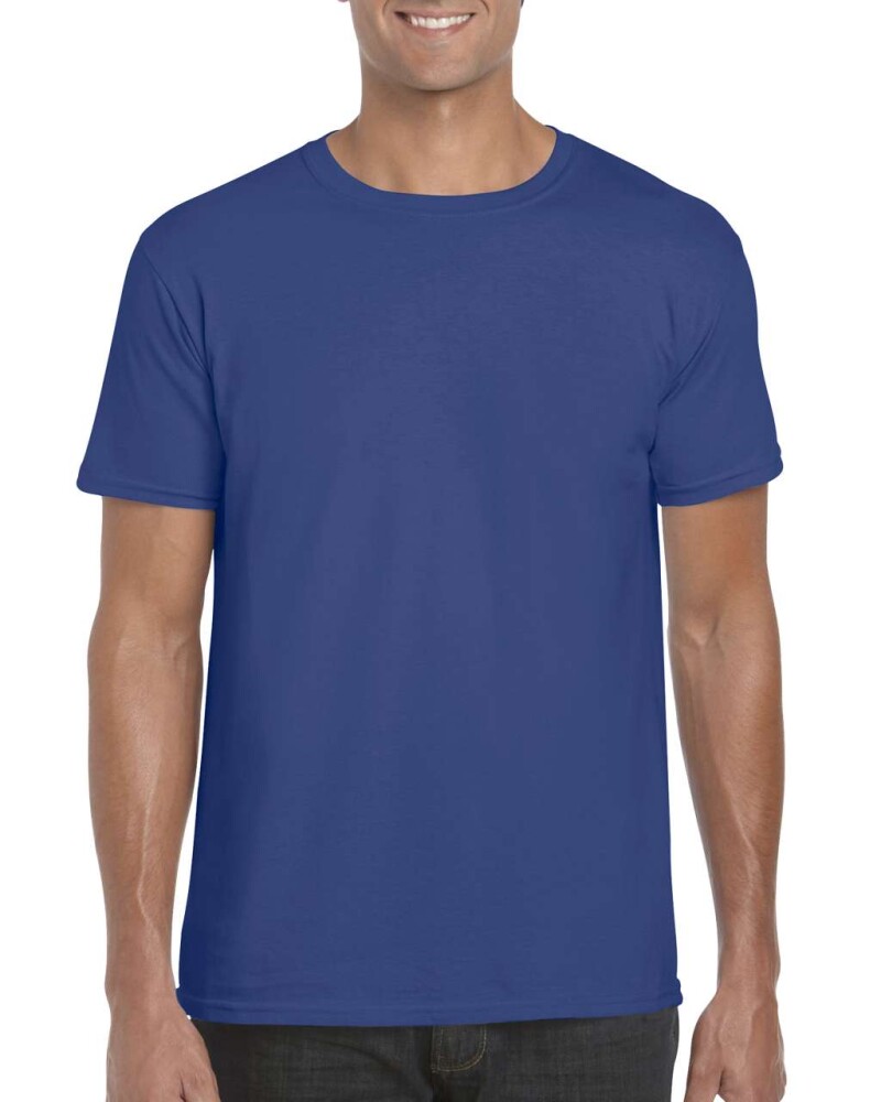 Triko GILDAN SOFTSTYLE ADULT T-SHIRT 153g, tmavě modrá, 3XL