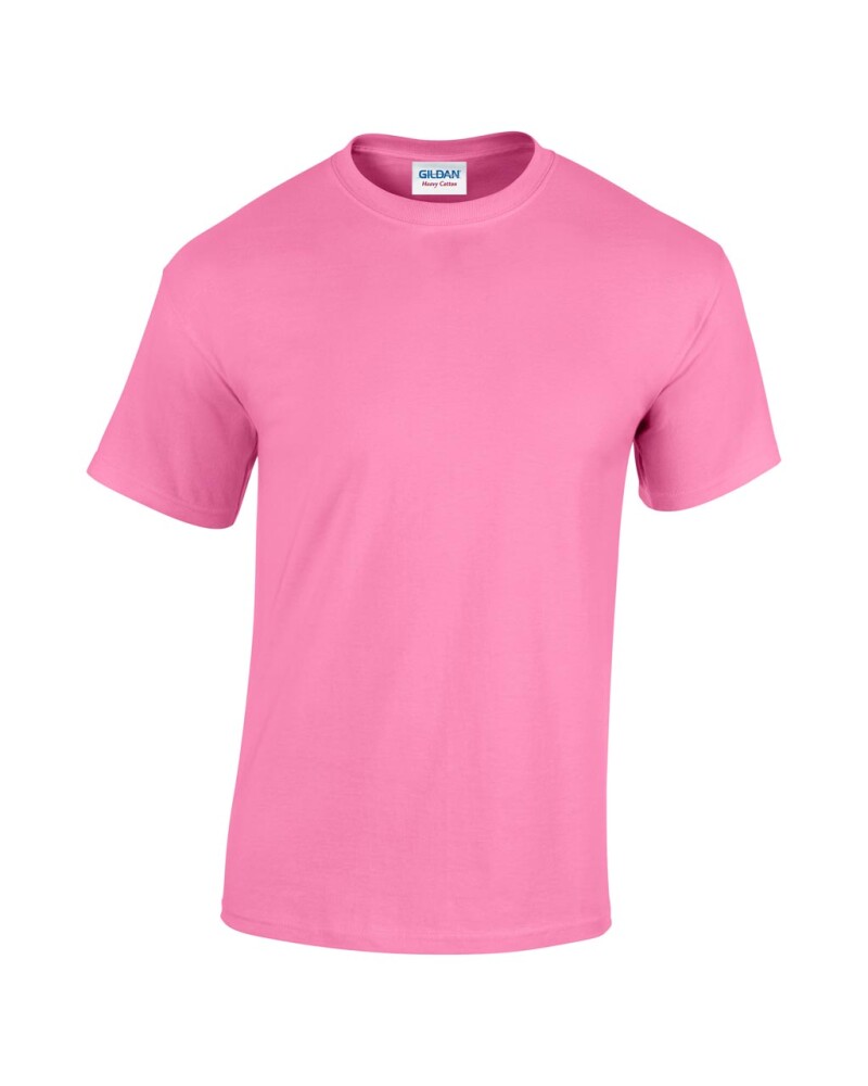 Triko GILDAN HEAVY COTTON ADULT T-SHIRT 180g, růžová, 2XL