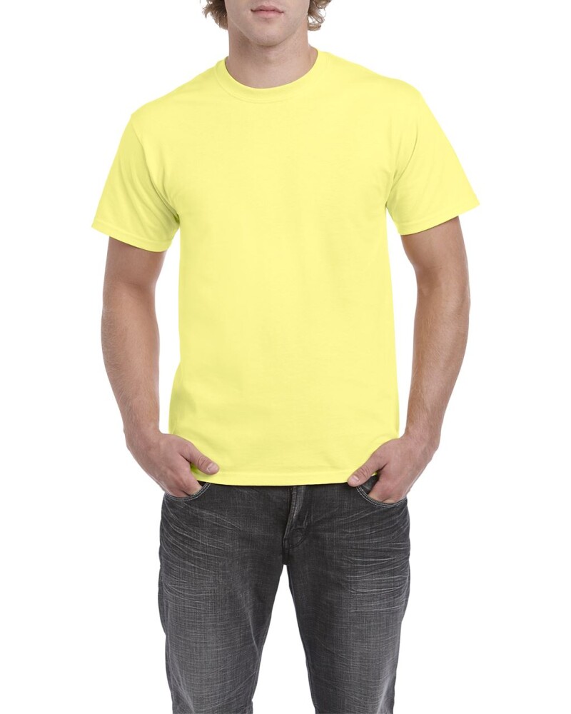 Triko GILDAN HEAVY COTTON ADULT T-SHIRT 180g, světle žlutá, M