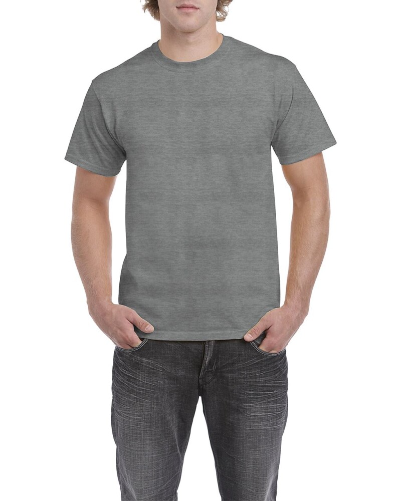 Triko GILDAN HEAVY COTTON ADULT T-SHIRT 180g, tmavě šedý melír, 5XL
