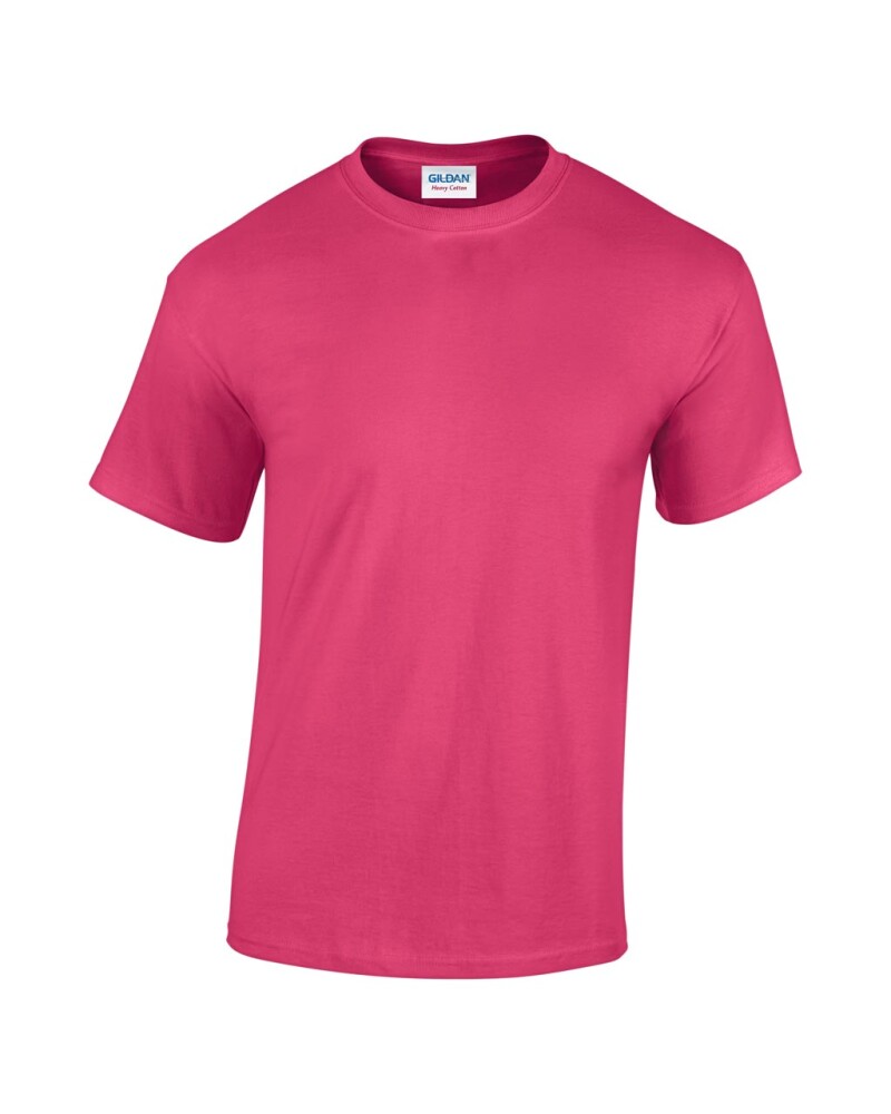 Triko GILDAN HEAVY COTTON ADULT T-SHIRT 180g, fuksiová, S
