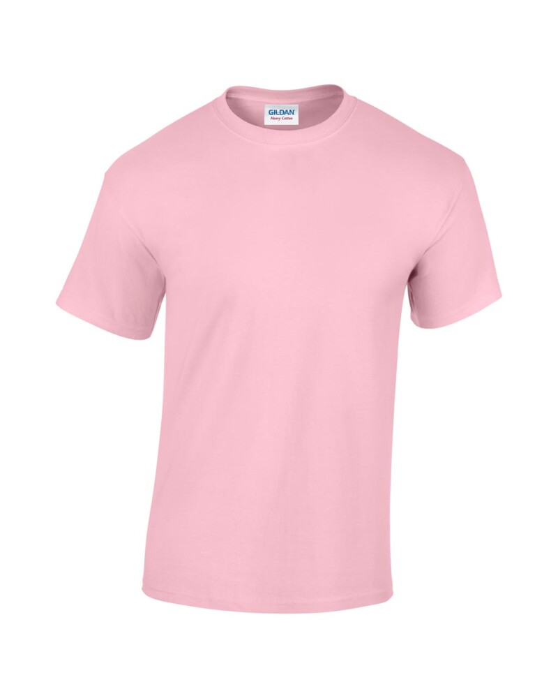 Triko GILDAN HEAVY COTTON ADULT T-SHIRT 180g, světle růžová, L