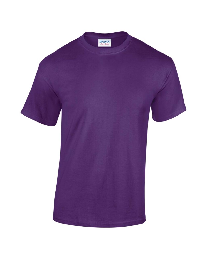 Triko GILDAN HEAVY COTTON ADULT T-SHIRT 180g, tmavě fialová, 4XL