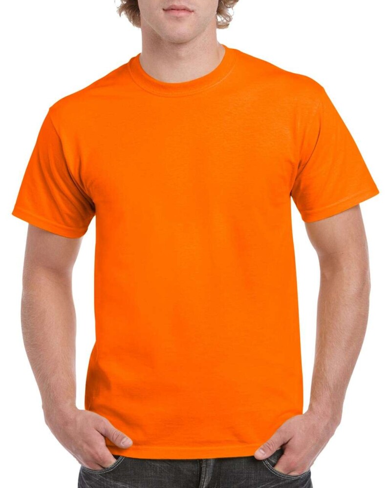 Triko GILDAN HEAVY COTTON ADULT T-SHIRT 180g, světle oranžová, L