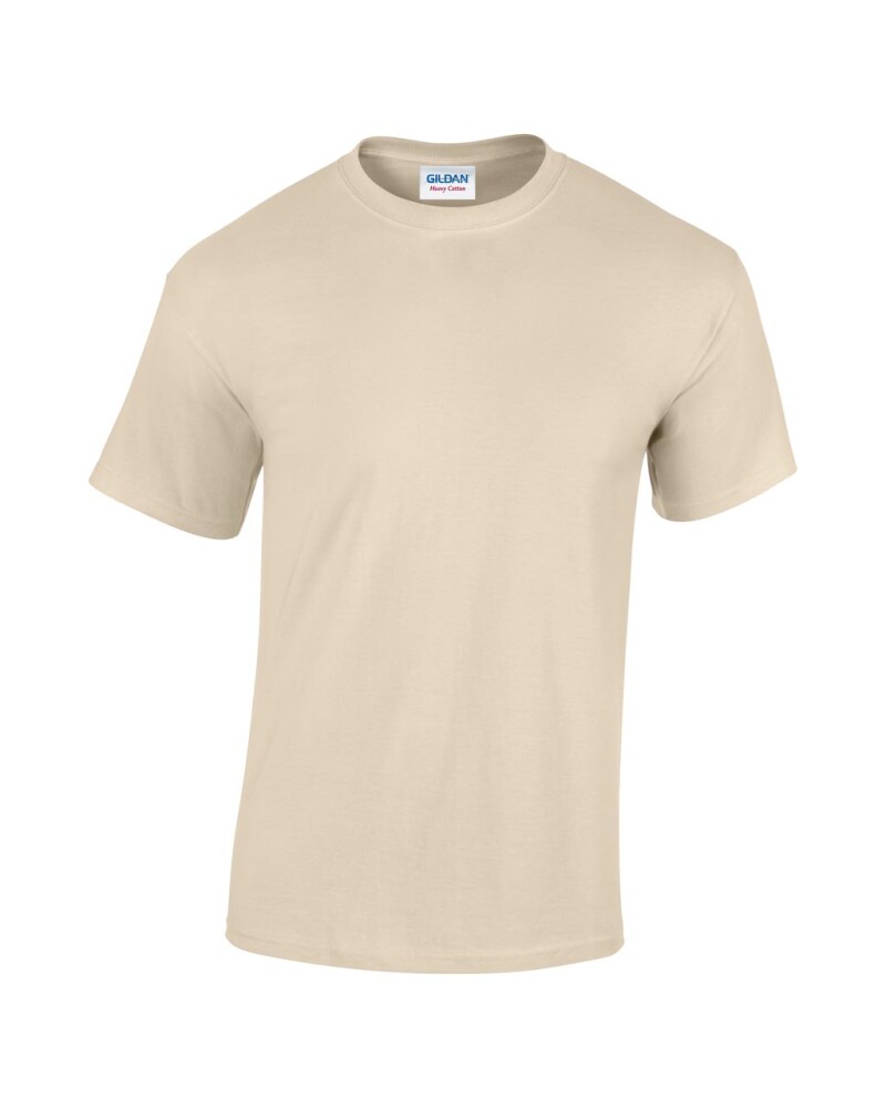 Triko GILDAN HEAVY COTTON ADULT T-SHIRT 180g, béžová, 4XL