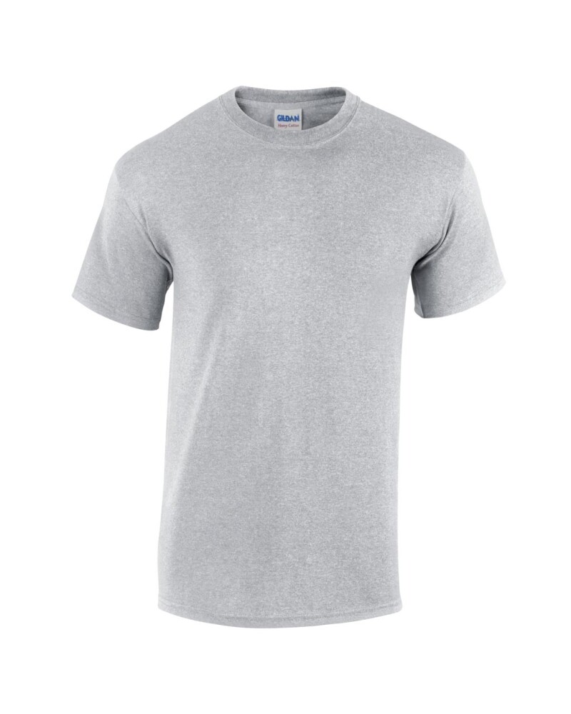 Triko GILDAN HEAVY COTTON ADULT T-SHIRT 180g, světle šedý melír, S