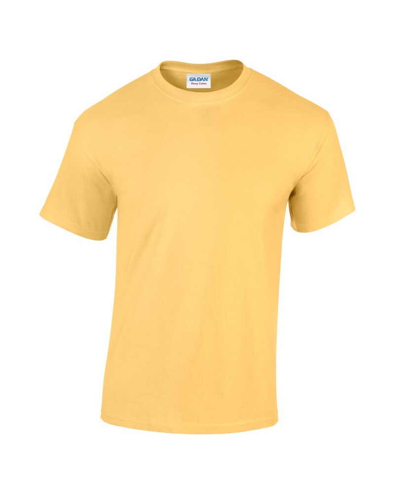 Triko GILDAN HEAVY COTTON ADULT T-SHIRT 180g, jemně žlutá, 2XL