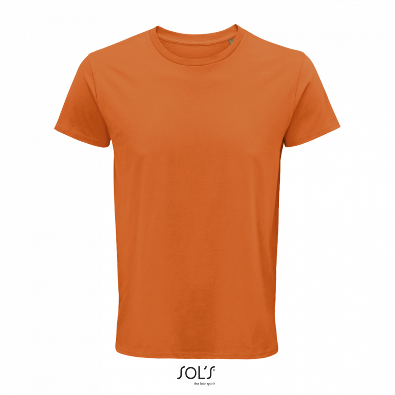 Pánské tričko SOLS CRUSADER MEN - ROUND-NECK FITTED JERSEY T-SHIRT, oranžová, XL