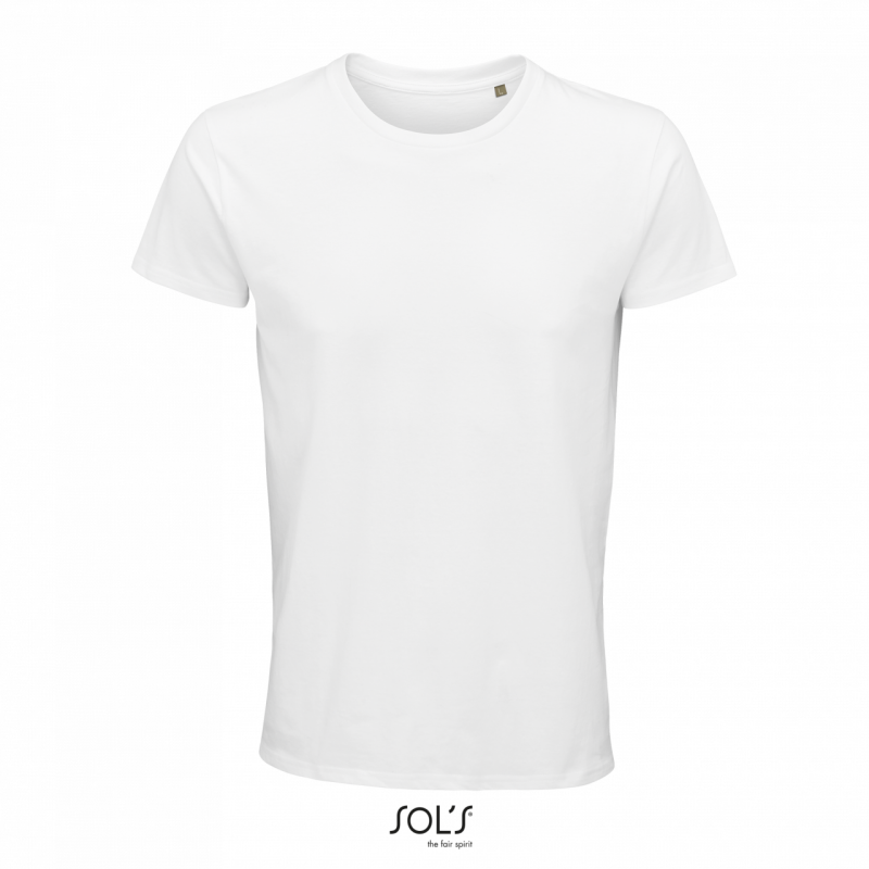 Pánské tričko SOLS CRUSADER MEN - ROUND-NECK FITTED JERSEY T-SHIRT, bílá, 2XL