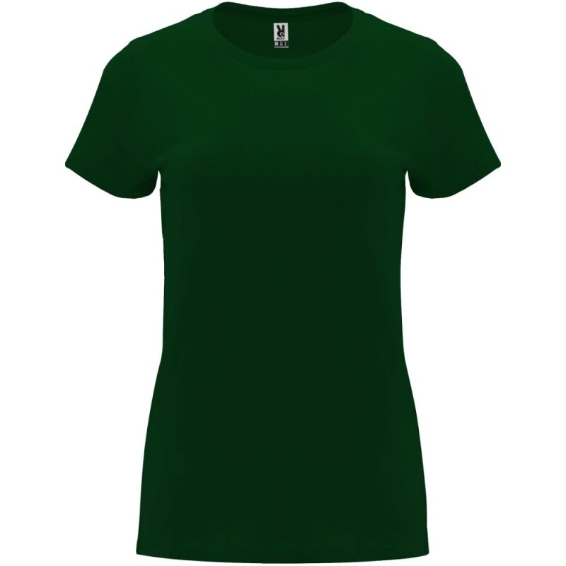 Dámské tričko s krátkým rukávem, ROLY CAPRI, tmavě zelená, vel. 3XL
