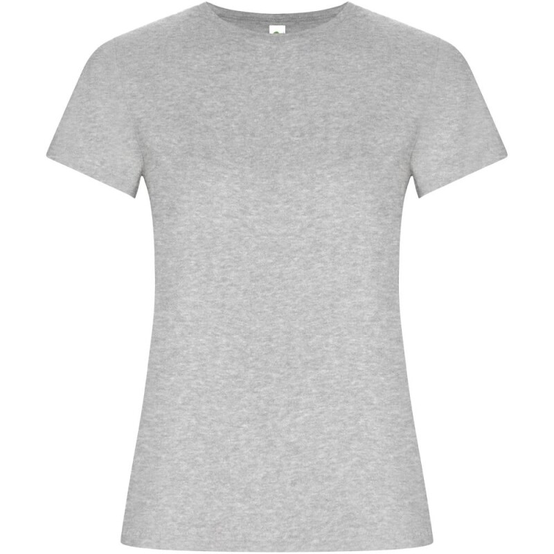 Dámské tričko s krátkým rukávem, ROLY GOLDEN, světle šedý melír, vel. 2XL