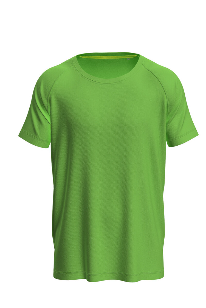Pánske funkčné tričko Stedman Mesh Raglan svetlozelené XXL
