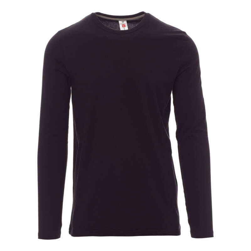 Tričko PAYPER PINETA dlouhý rukáv, černá, 2XL