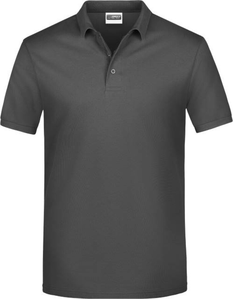 Pánské piqué polo James & Nicholson, antracitová, S