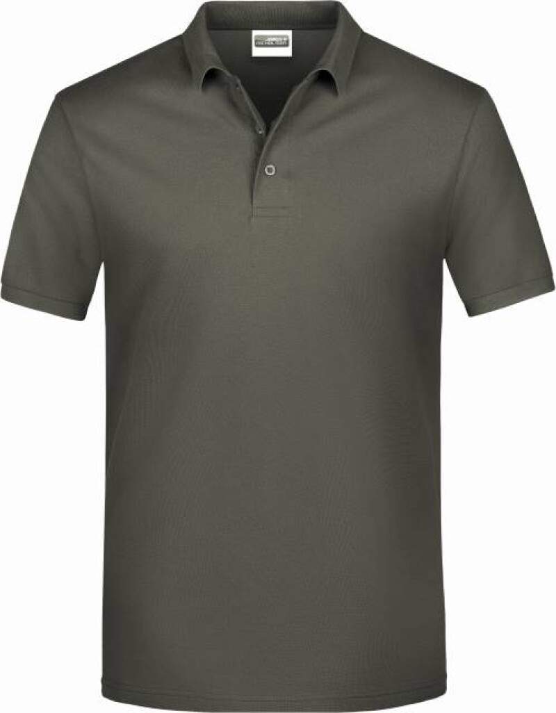 Pánské piqué polo James & Nicholson, hnědá, L