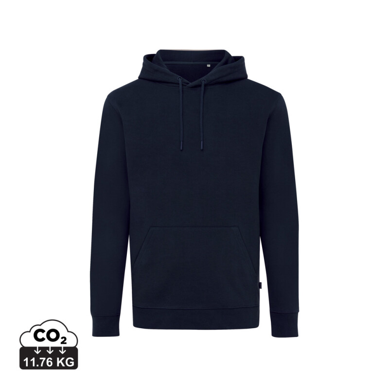 Mikina s kapucí z recyklované bavlny, námořní modrá, 4XL
