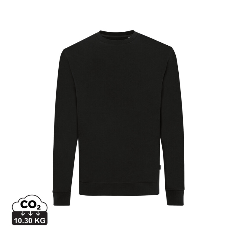 Mikina z recyklované bavlny, černá, 5XL