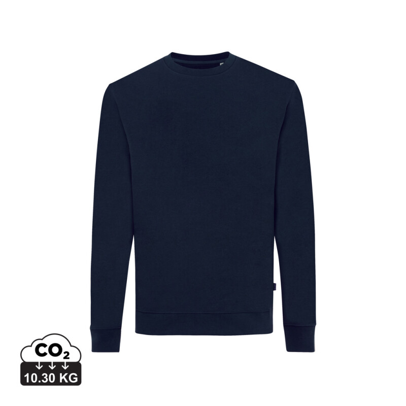 Mikina z recyklované bavlny, námořní modrá, 4XL