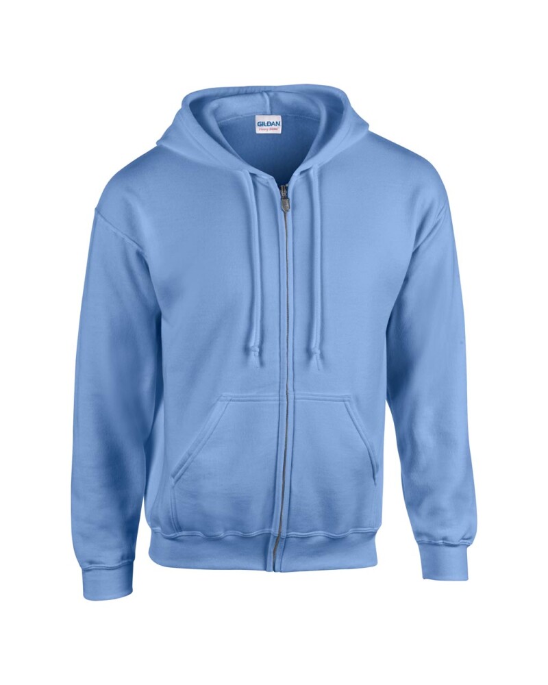 Pánská mikina GILDAN HEAVY BLEND ADULT FULL ZIP HOODED 271g, jemně modrá, L
