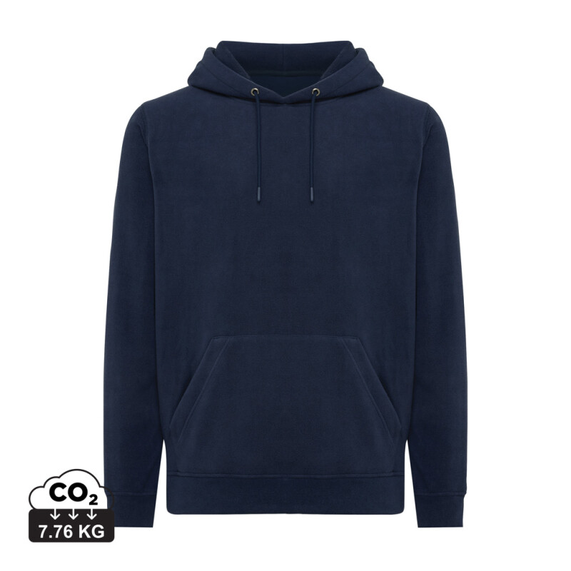 Microfleecová mikina z recyklovaného polyesteru, námořní modrá, 3XL