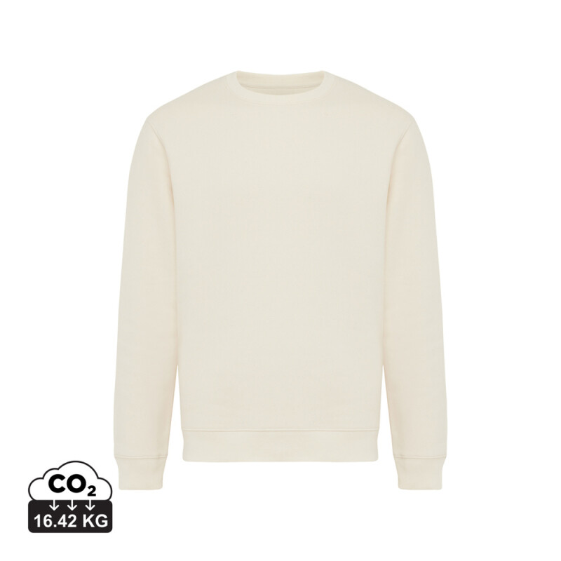 Unisex mikina Iqoniq Torla, krémová, veľkosť XS