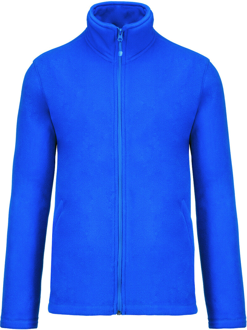 Pánská mikrofleecová mikina Kariban fleece jacket men, tmavě modrá, vel. XXL