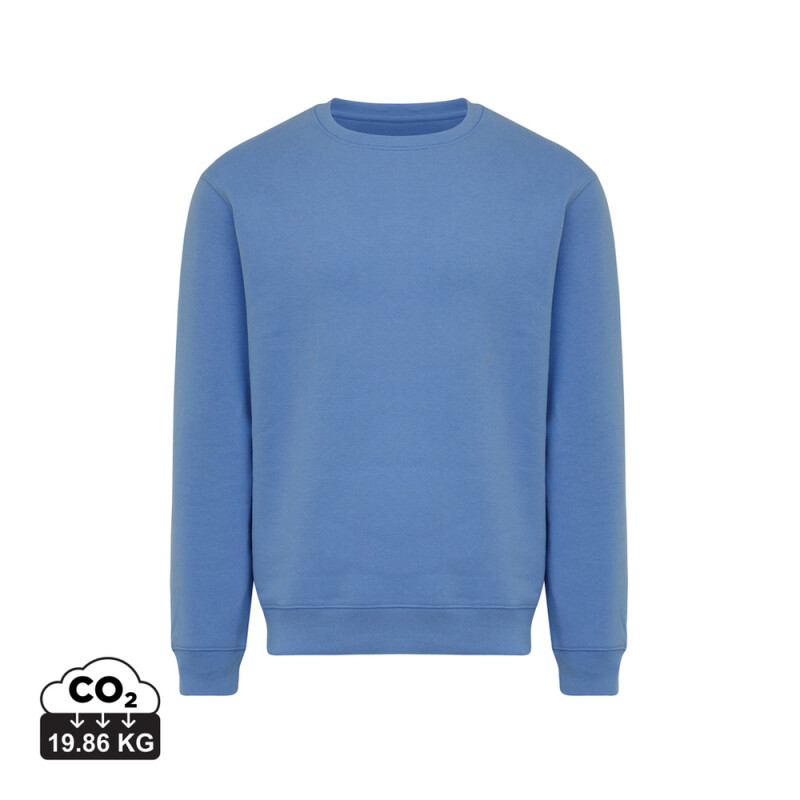 Unisex mikina Iqoniq Torla, veľkosť XXXL, svetlomodrá
