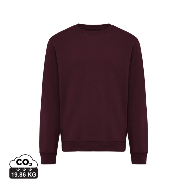 Unisex mikina Iqoniq Torla, veľkosť XL, vínová