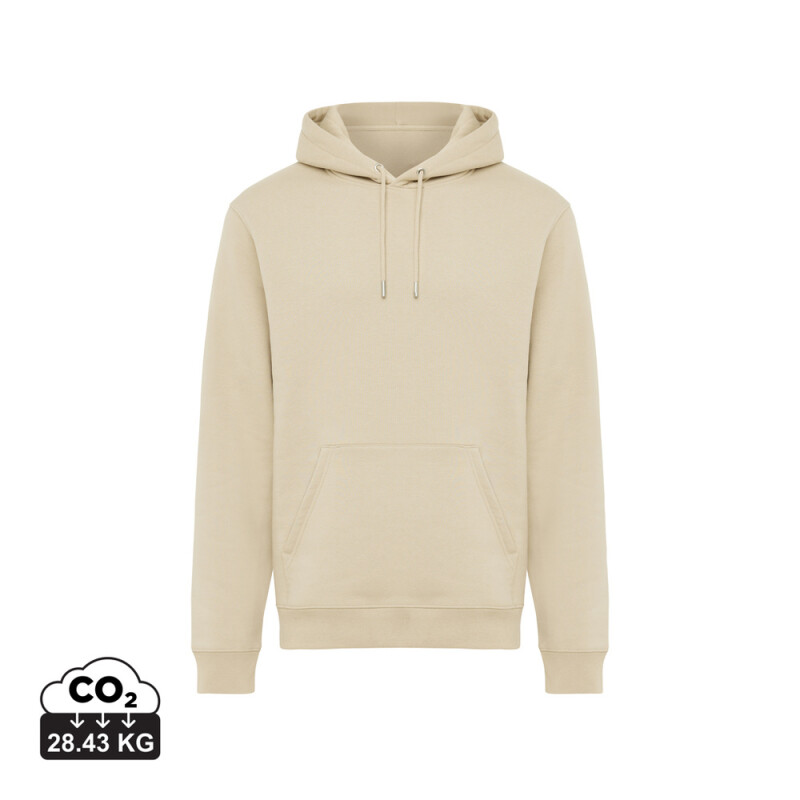 Unisex mikina s kapucňou Iqoniq Joshua, veľkosť S, béžová