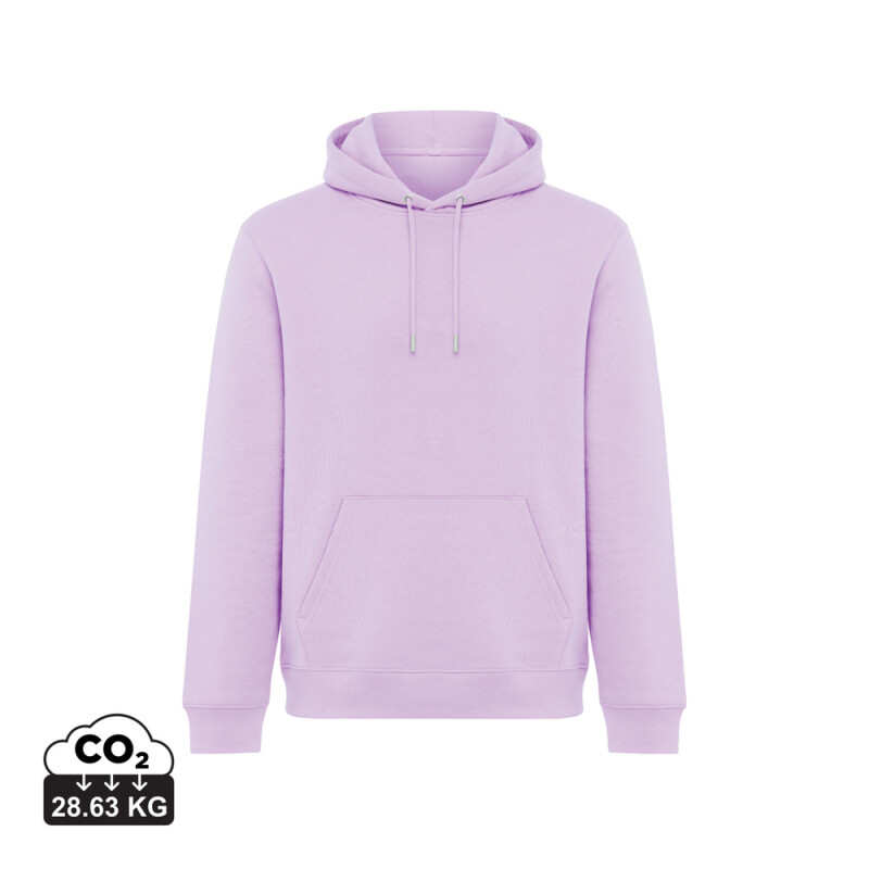 Unisex mikina s kapucňou Iqoniq Joshua, veľkosť S, svetlofialová