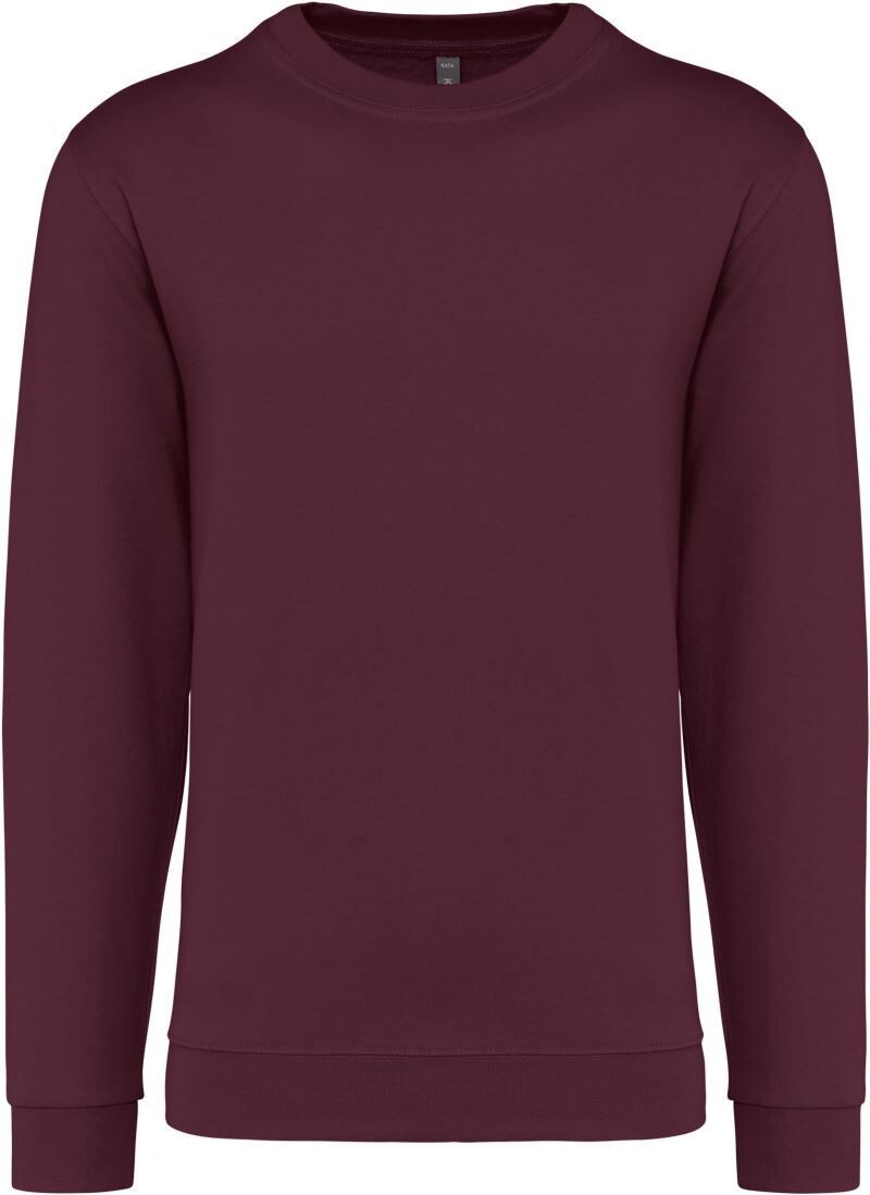 Unisex mikina KARIBAN, vínová, L